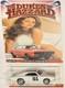 White'69 DODGE CHARGER Custom Hot Wheels Dukes of Hazzard Series with Chrome RR