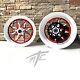 Yzf 360 Fat Tire White & Red Switchback Wheels 2004-2008 Yamaha Yzf R1
