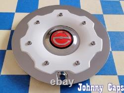 ZOE Wheels # C-D146-C. CHROME/WHITE Custom Wheel Center Cap 49 (QTY. 1)