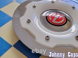 ZOE Wheels # C-D146-C. CHROME/WHITE Custom Wheel Center Cap 49 (QTY. 1)