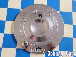 ZOE Wheels # C-D146-C. CHROME/WHITE Custom Wheel Center Cap 49 (QTY. 1)