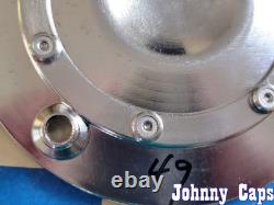 ZOE Wheels # C-D146-C. CHROME/WHITE Custom Wheel Center Cap 49 (QTY. 1)