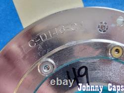 ZOE Wheels # C-D146-C. CHROME/WHITE Custom Wheel Center Cap 49 (QTY. 1)