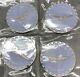 Zenith Wire Wheel Corp. Chips Emblems Metal Size 2.25 Set Of 4 Chrome & White