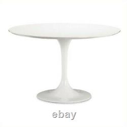 Zuo Wilco Round Dining Table in White